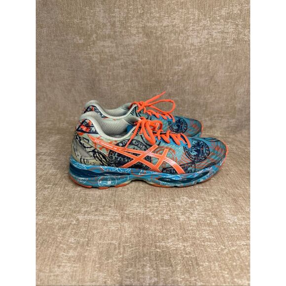ASICS Men\'s GEL-Nimbus 18 NYC Mesh Athletic Running Shoes Multicolor Size 9-9.5 main image 11